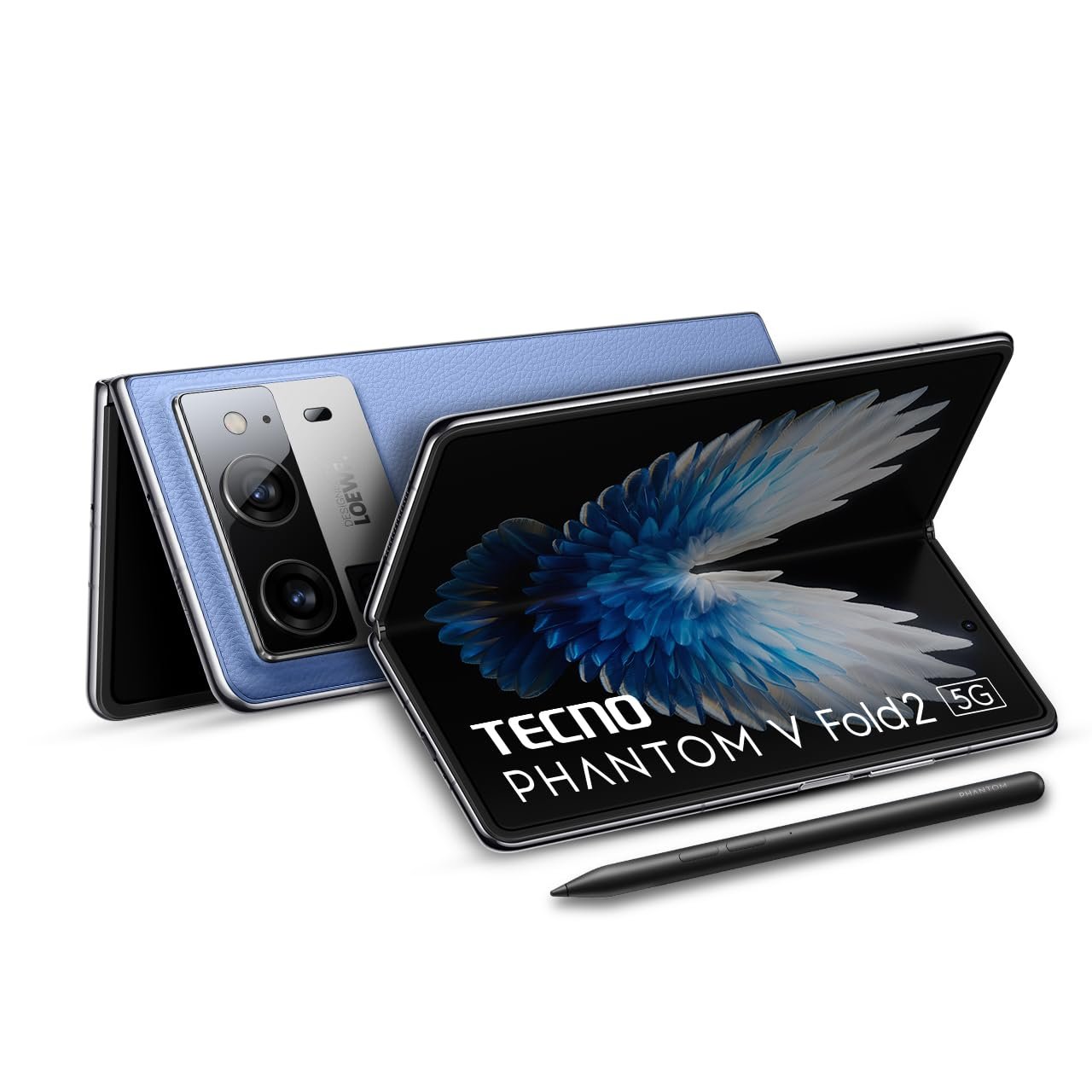 Tecno Phantom V Fold 2, Largest Battery 5750mAh, Segment Largest Display, Strongest Fold Ever, Rear-Triple 50MP Camera with OIS, 70W Fast Charger, Rippling Blue, 12GB+512GB - Image 3