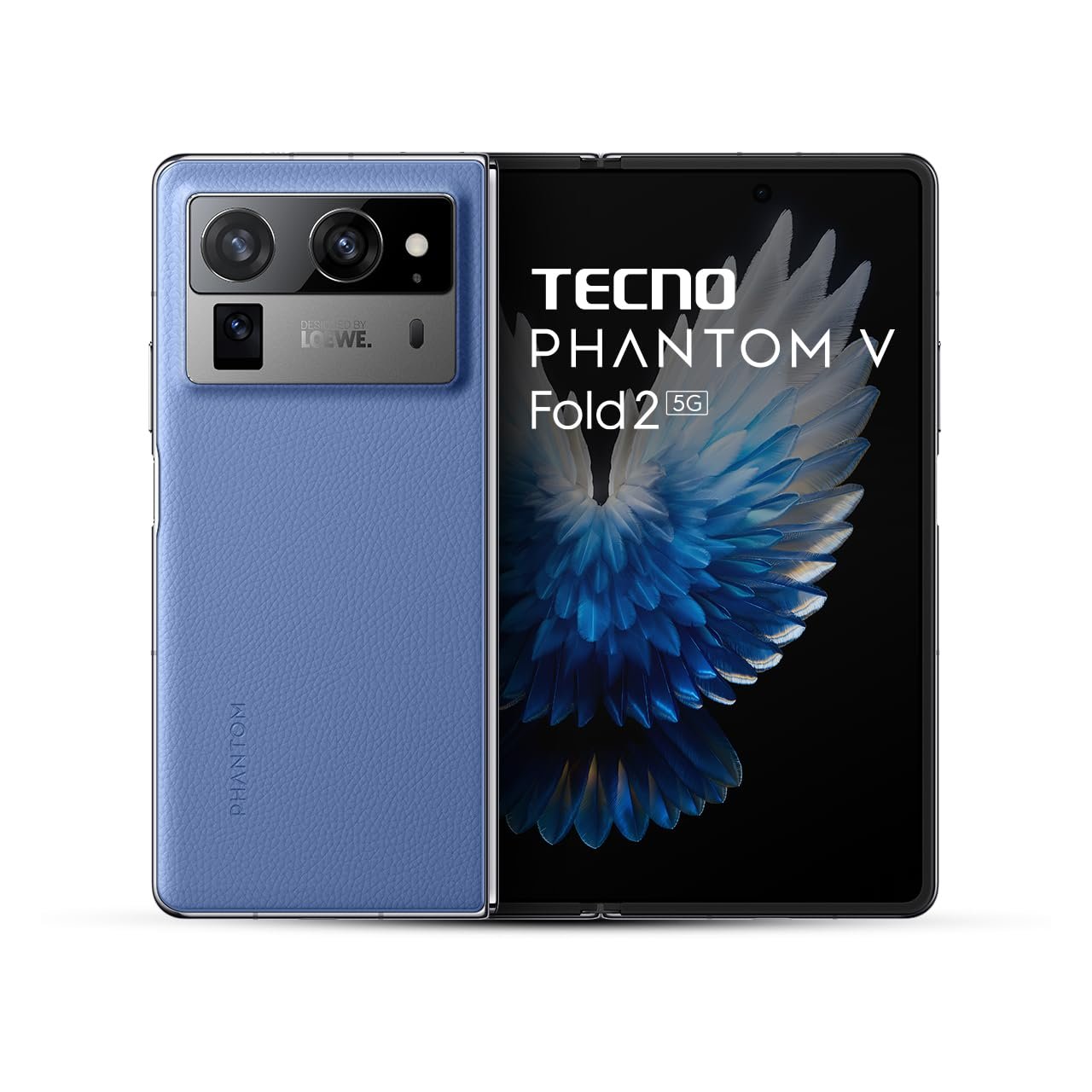 Tecno Phantom V Fold 2, Largest Battery 5750mAh, Segment Largest Display, Strongest Fold Ever, Rear-Triple 50MP Camera with OIS, 70W Fast Charger, Rippling Blue, 12GB+512GB - Image 9