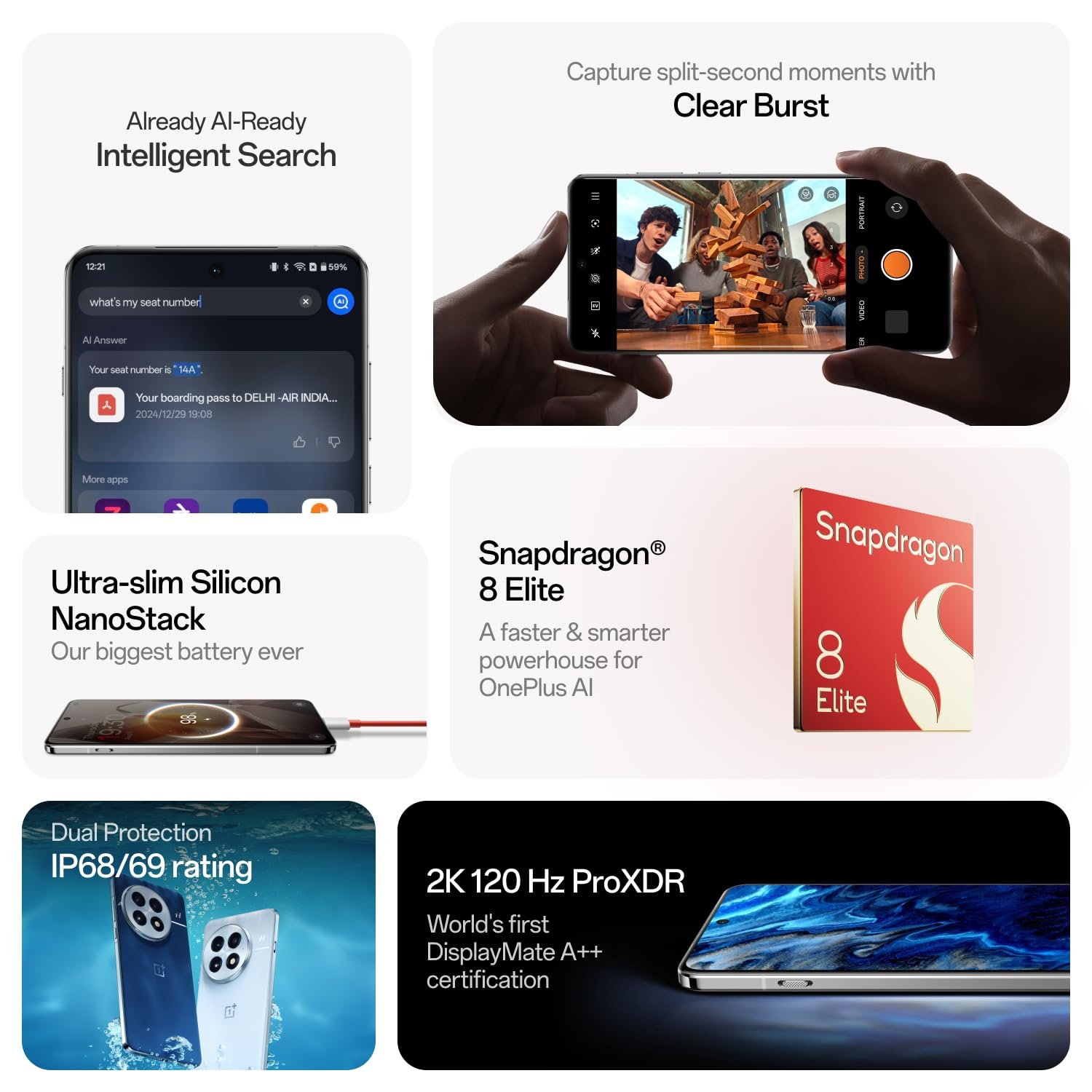 OnePlus 13 | Smarter with OnePlus AI | Lifetime Display Warranty |24GB RAM 1TB Storage Black Eclipse | Official Smartphone for BGMS 2025 - Image 5